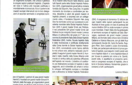 Articolo Rivista SAMURAI - Dicembre 2025 Pagg. 56-57