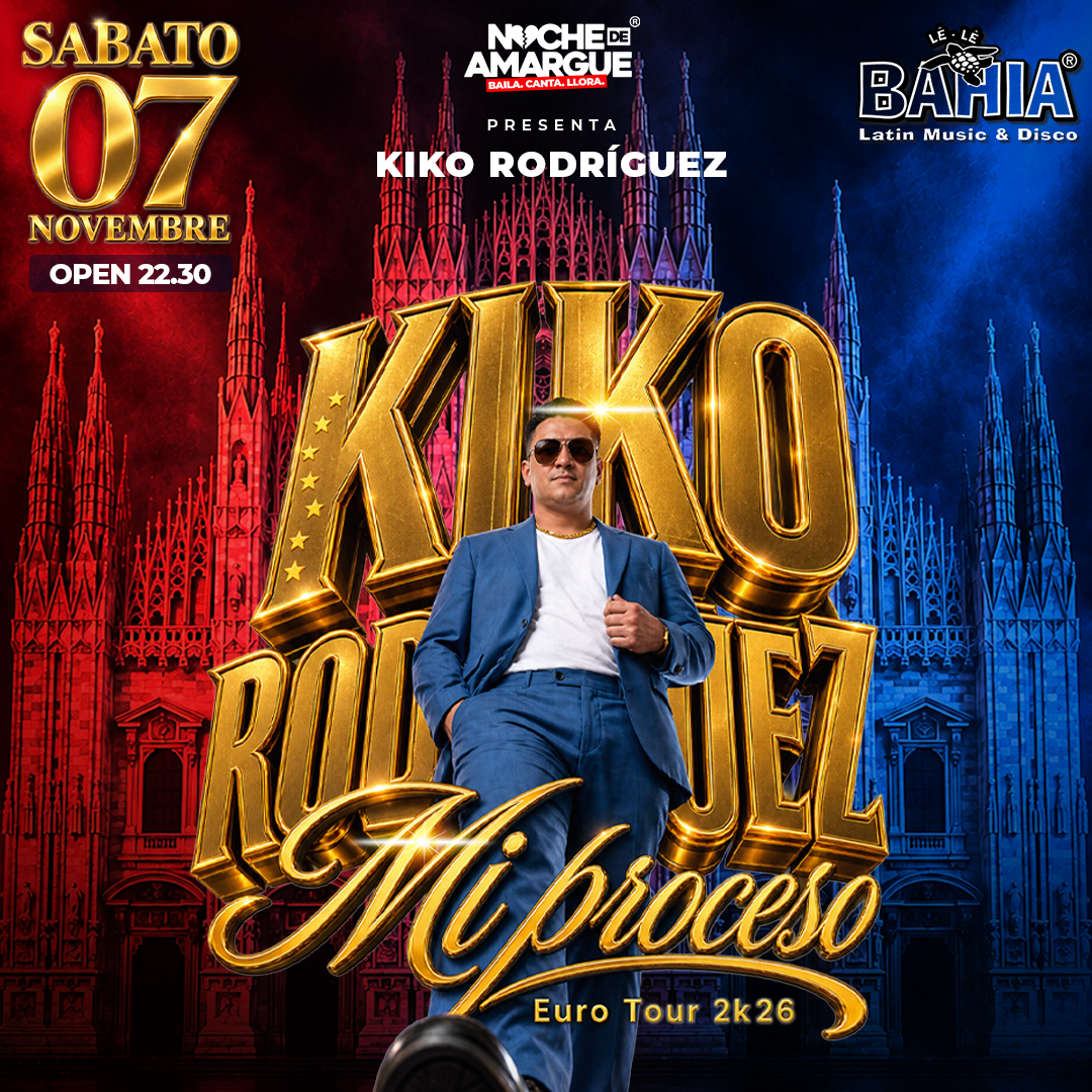 Kiko Rodriguez in Concerto: La Bachata Dominicana torna in Italia