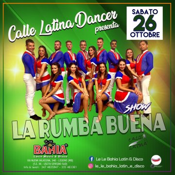 Show di ballo del gruppo Calle latina dancer