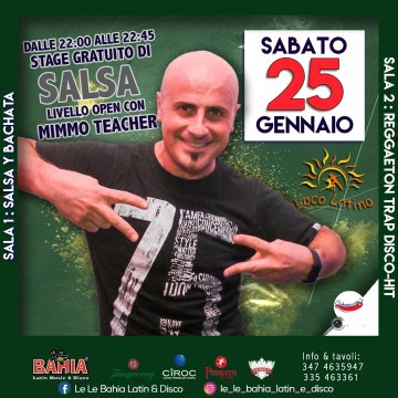 In preserata - stage gratuito di salsa open
