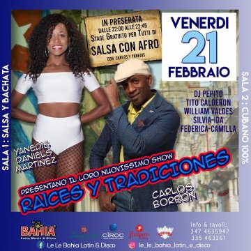Yanedis Martinez e Carlos Borbon in Stage & Show
