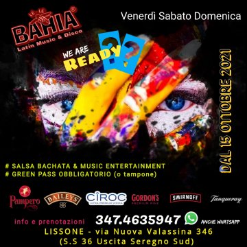 Dal 15 ottobre 2021 ci rivediamo a Lissone con il ballo consentito!