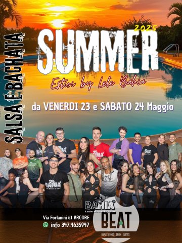A partire dal 23 e 24 maggio - SUMMER 2025 - presso Beat Arcore