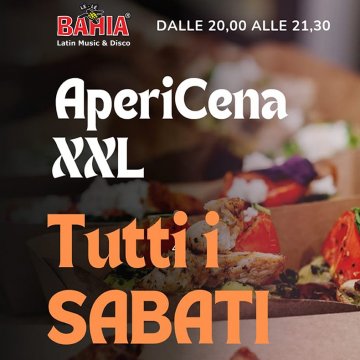 Apericenando XXL - ogni Sabato 