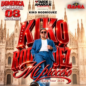 Kiko Rodriguez in Concerto: La Bachata Dominicana torna in Italia