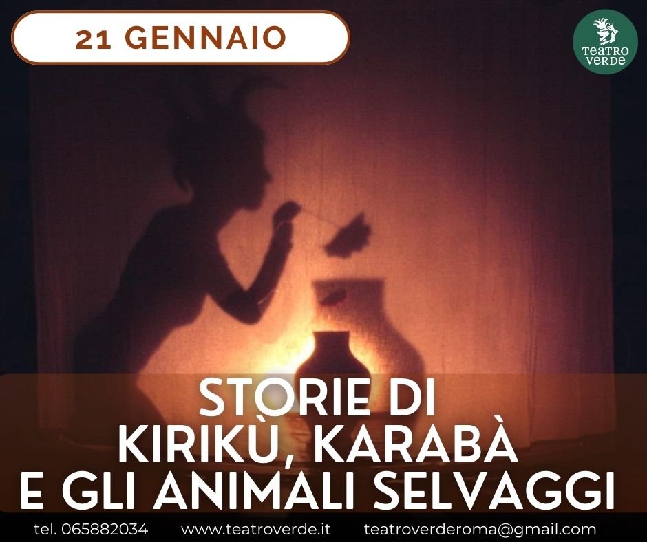 Eventi Storie di Kirikù, Karabà e gli animali selvaggi Romaperbambini Eventi Storie di Kirikù, Karabà e gli animali selvaggi Romaperbambini