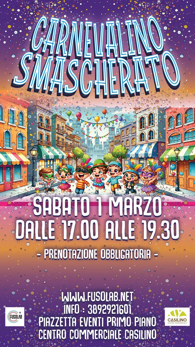 Carnevalino smascherato 