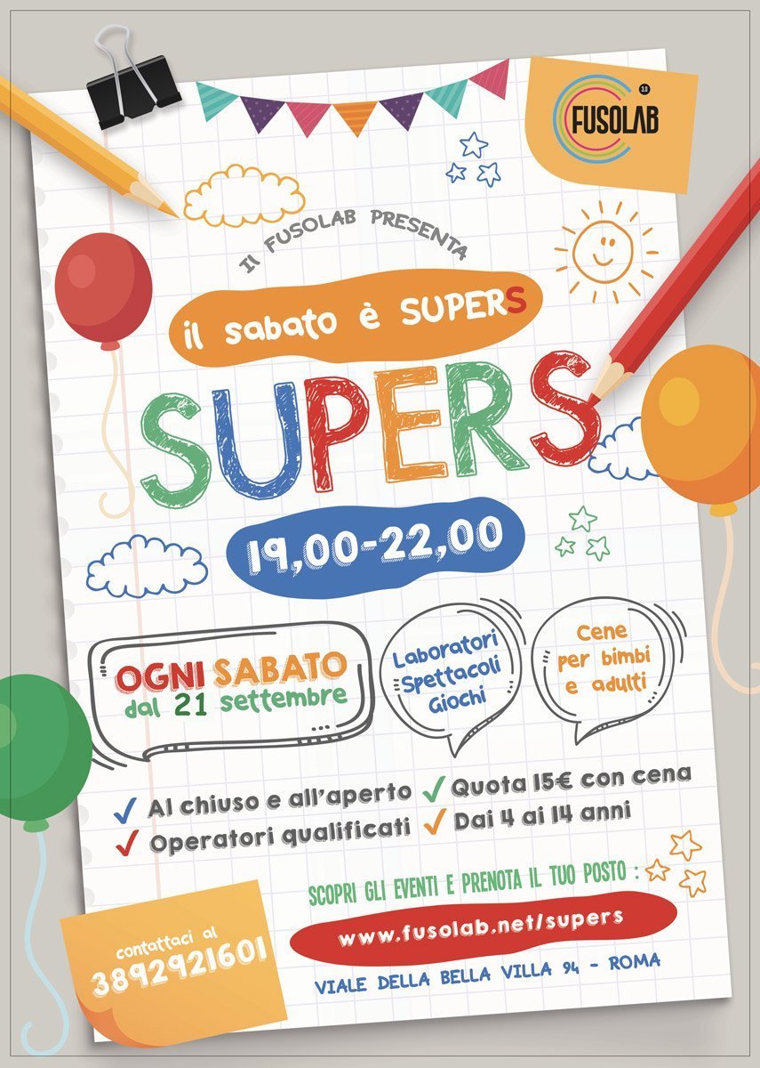 SuperS - Serata musica: Laboratorio di ascolto e suono creativo