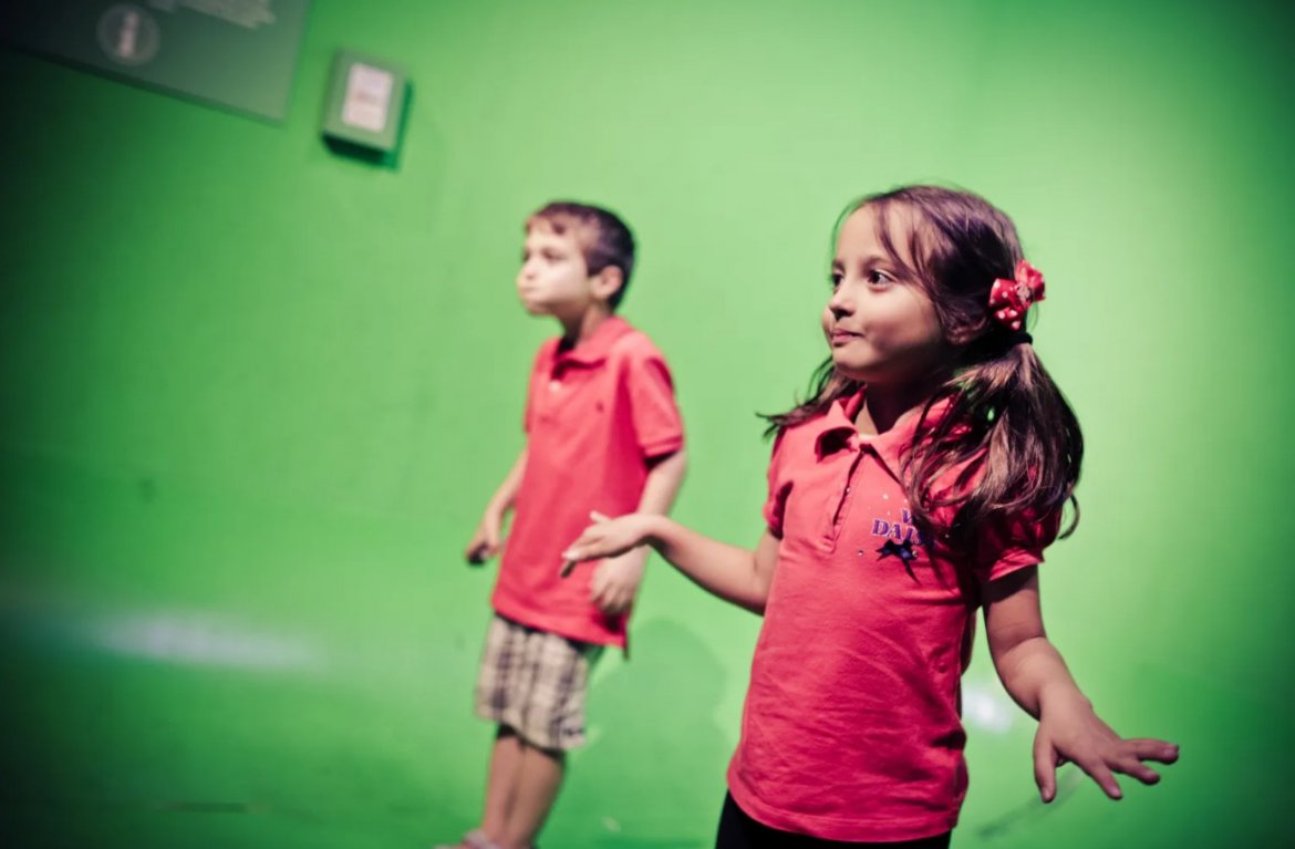 A Cinecittà si gioca con il green screen
