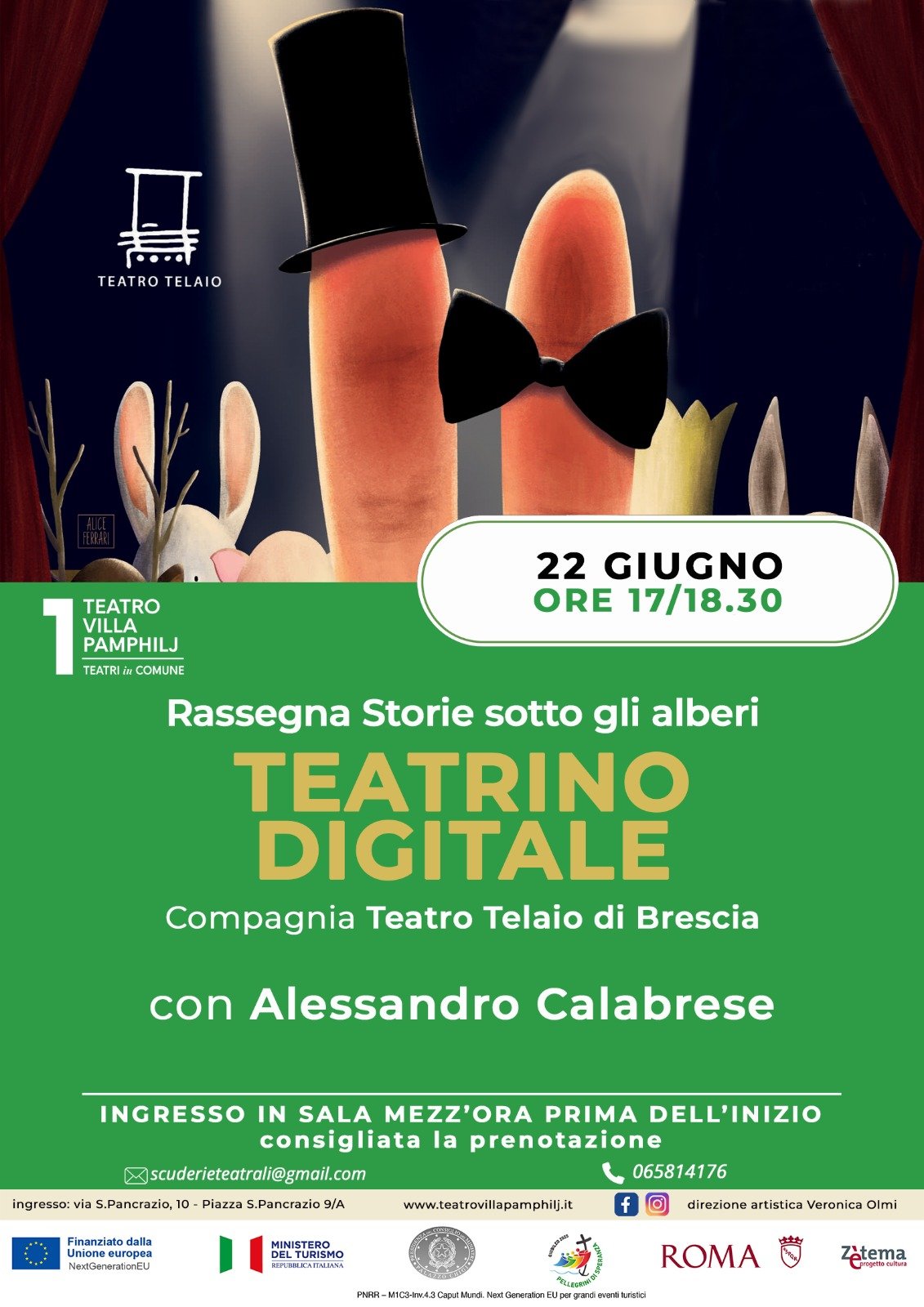Storie sotto gli alberi: Teatrino digitale
