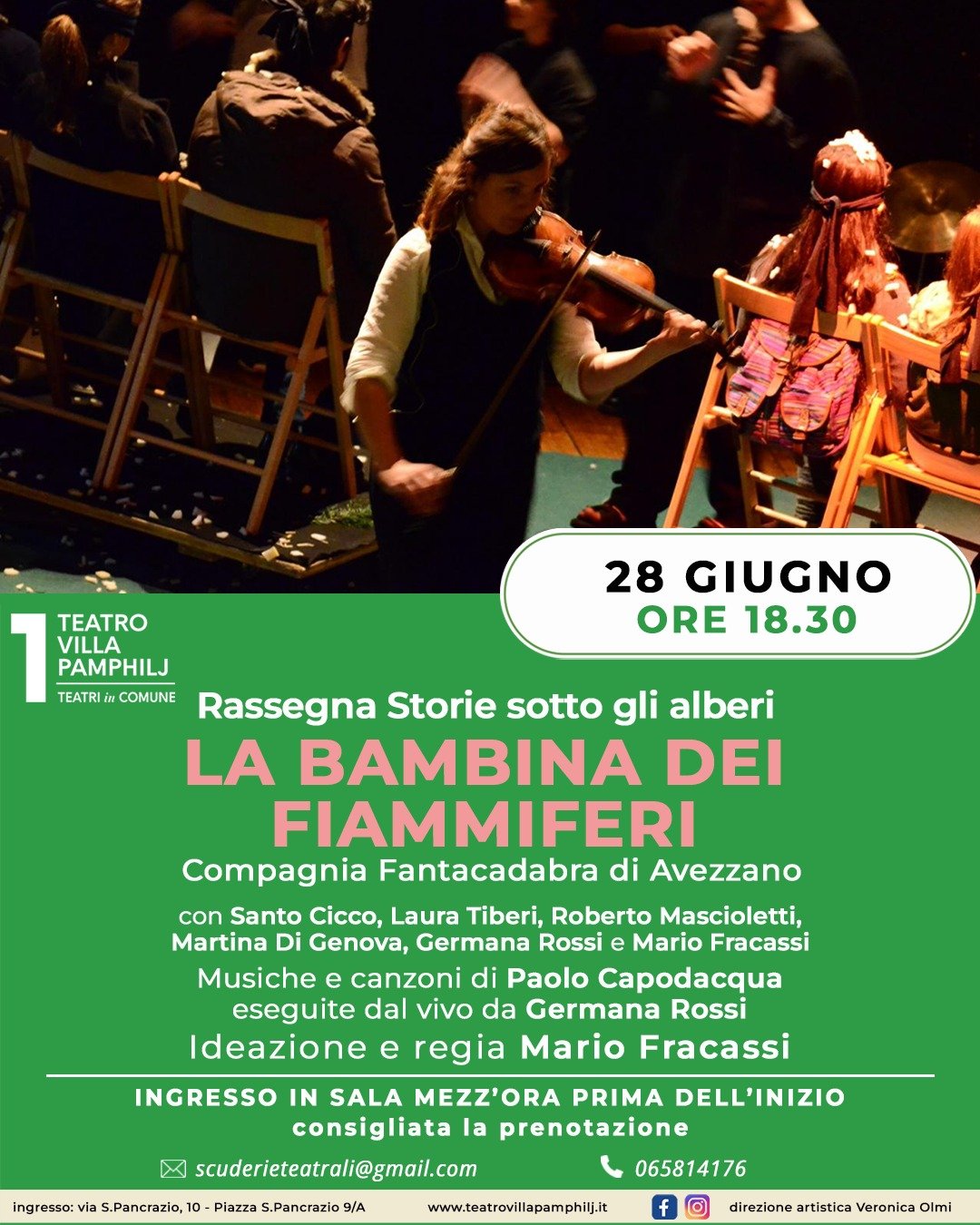 Storie sotto gli alberi: la bambina dei fiammiferi