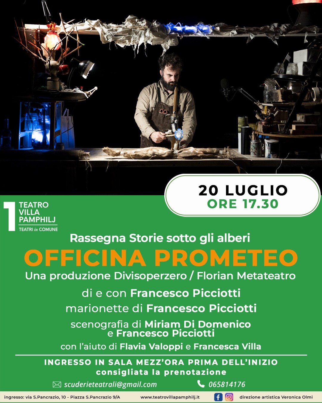 Storie sotto gli alberi: Officina Prometeo