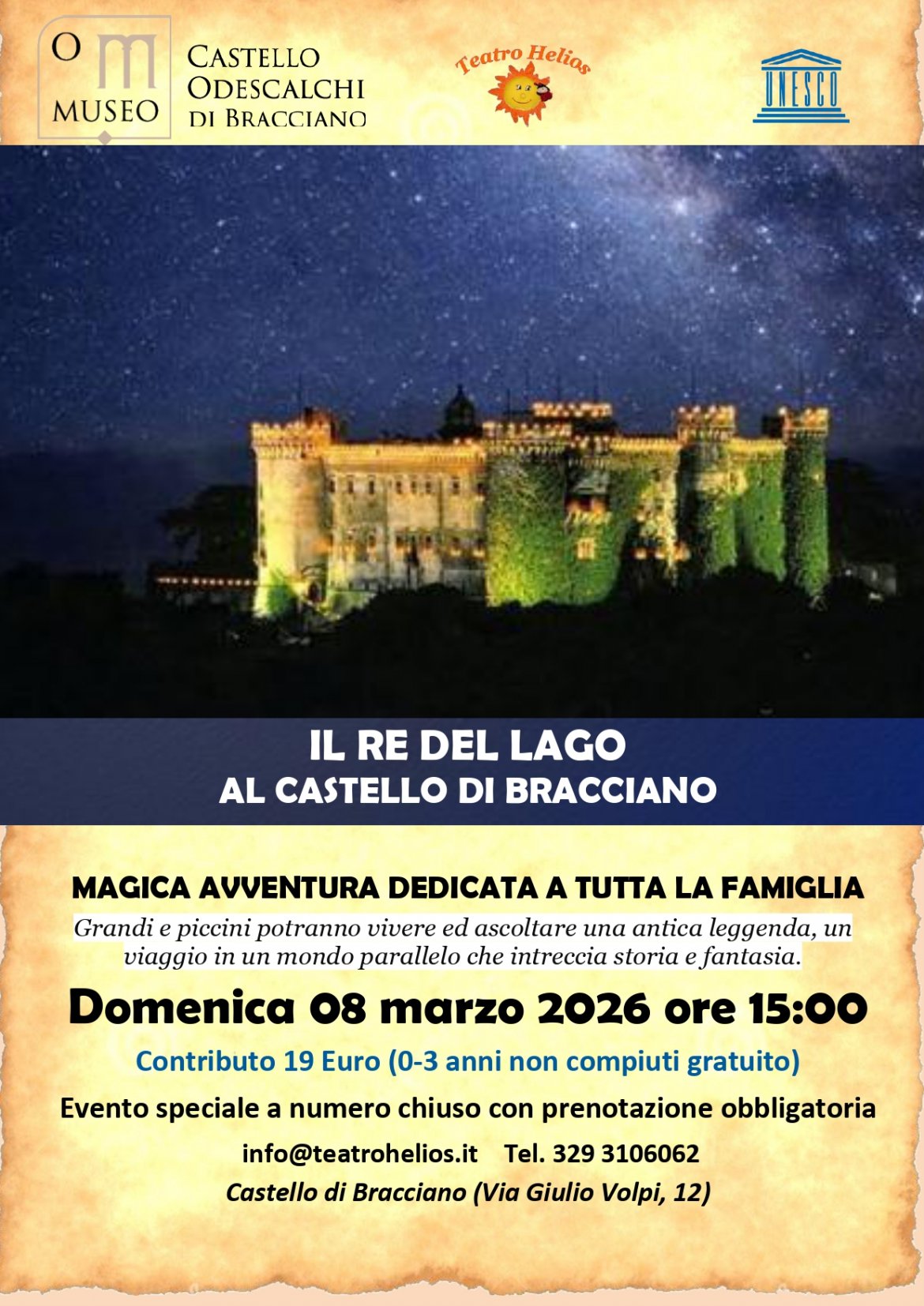 Il Re del Lago e la Principessa Artemisia