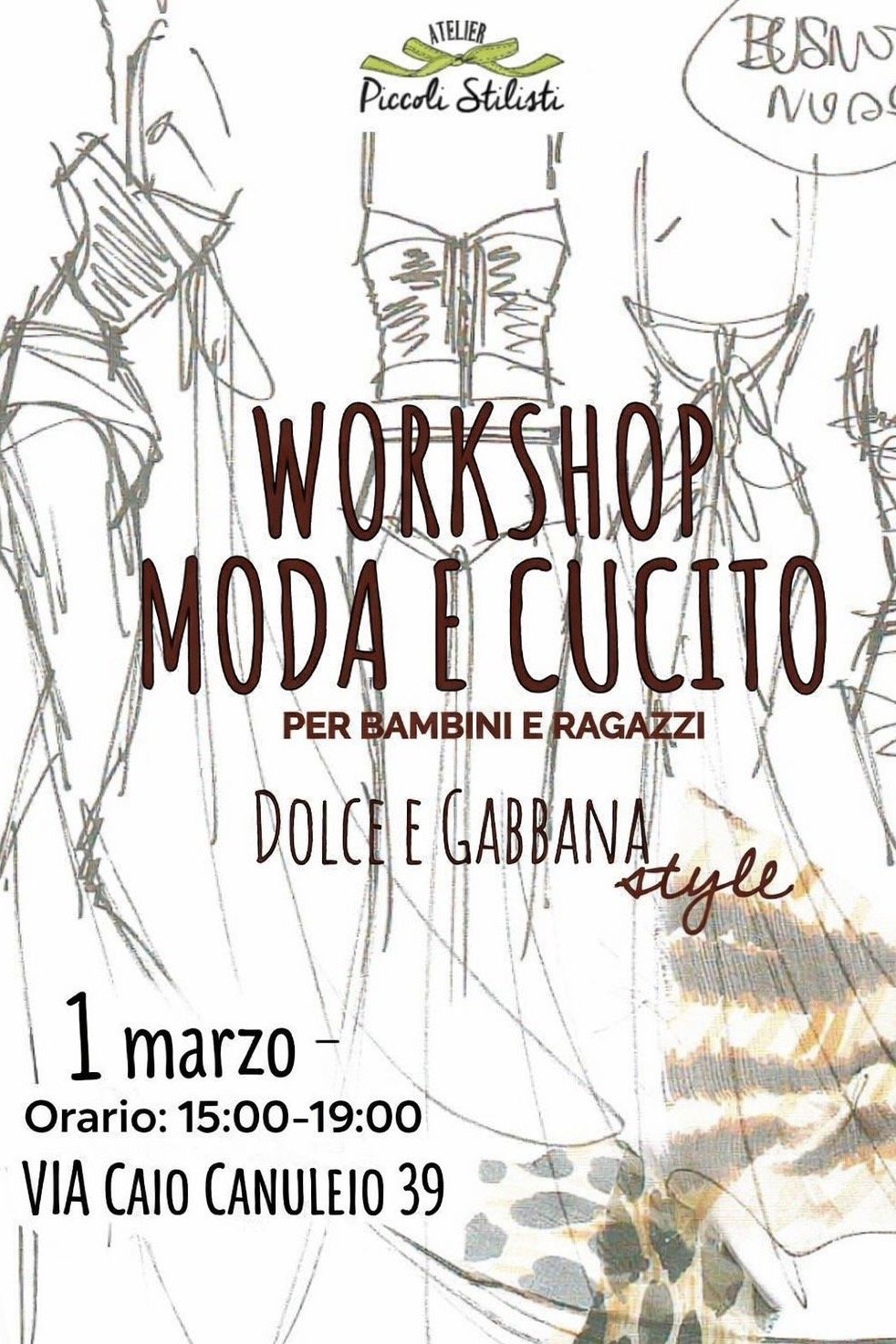 WORKSHOP MODA E CUCITO: LO STILE D&G 
