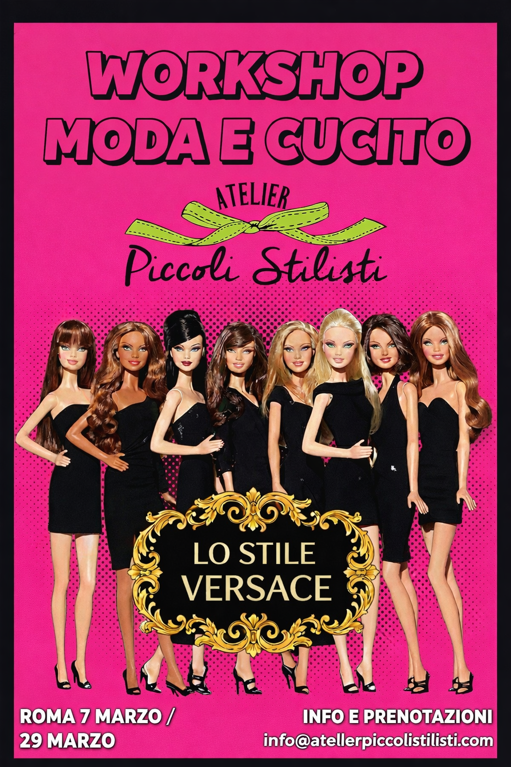 Workshop di Moda & Cucito per bambini e ragazzi: Lo stile Versace