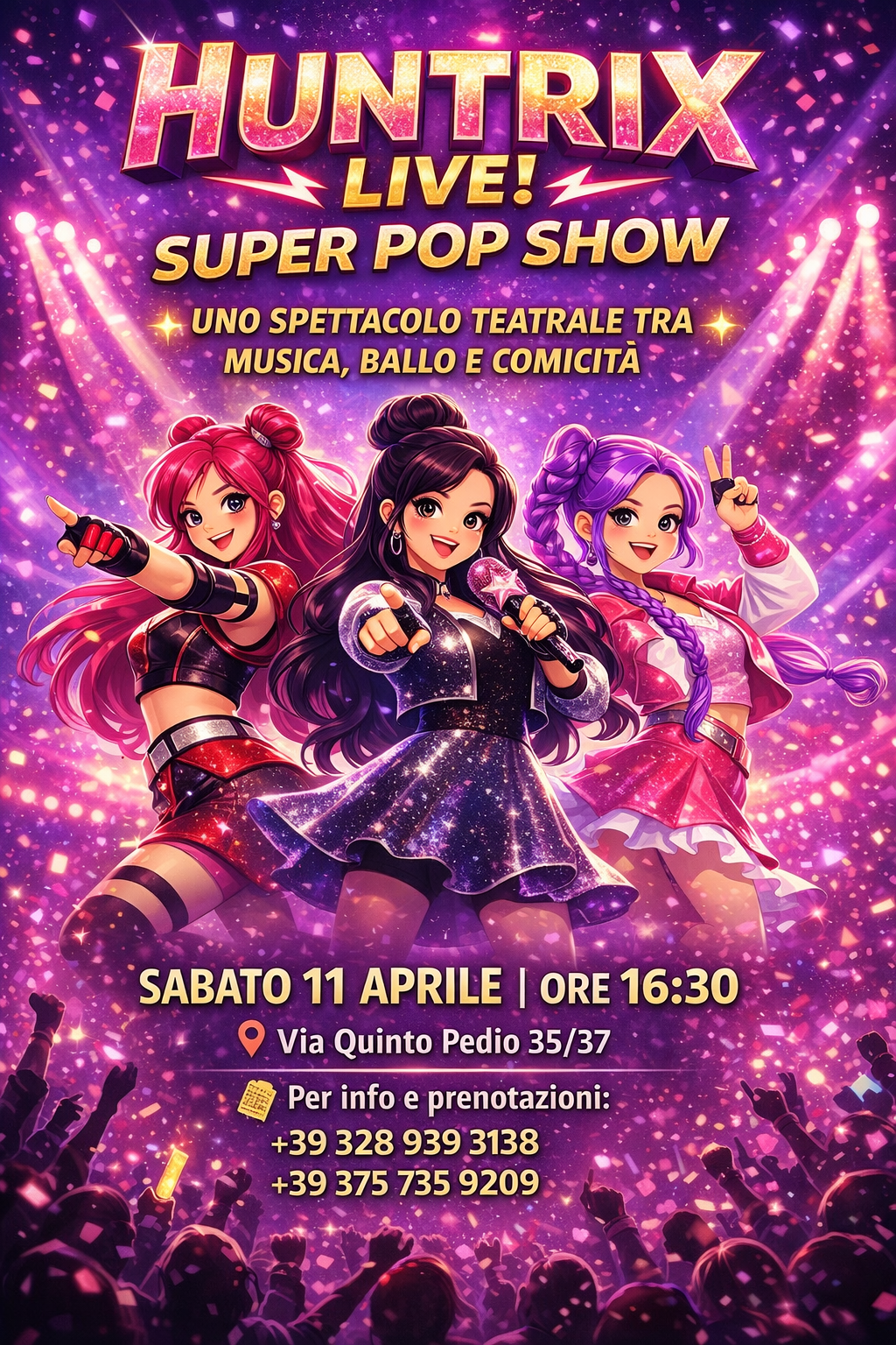 Huntrix live - Super pop show