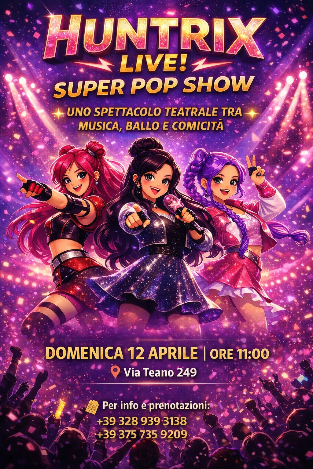 Huntrix Live - Super pop show