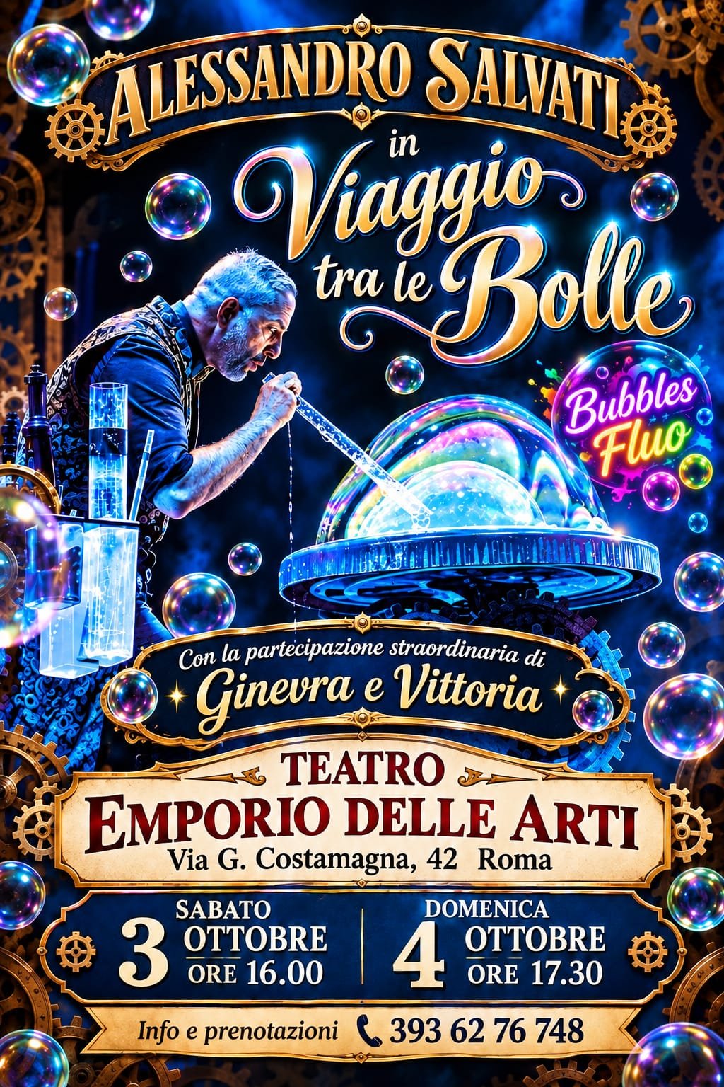 Bubble Fluo - In viaggio tra le bolle con Mago Cosetto