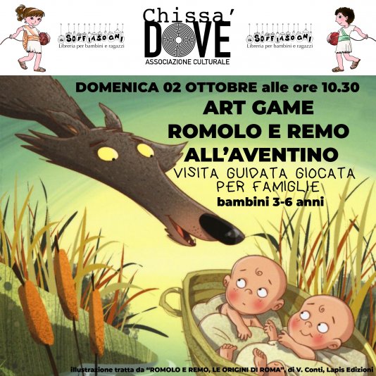 Art Game Romolo e Remo all'Aventino