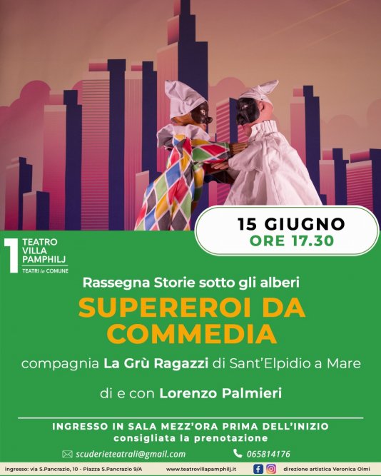 Storie sotto gli alberi: Supereroi da commedia
