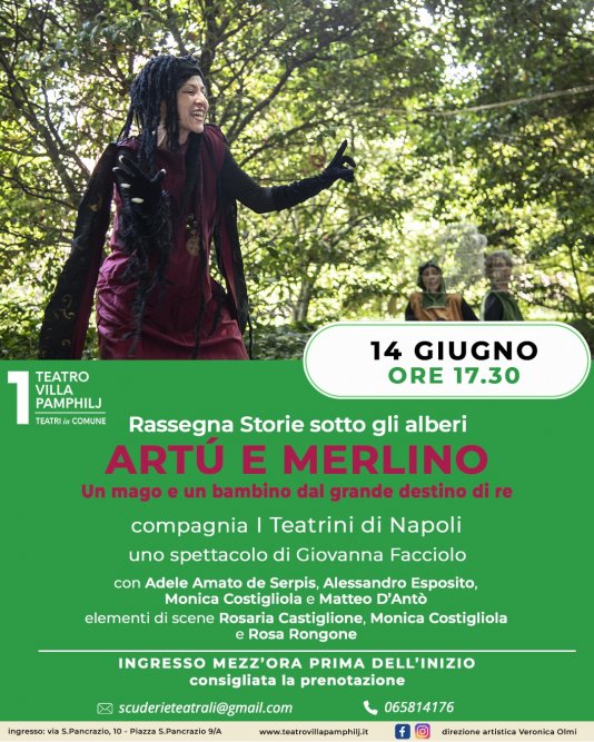 Storie sotto gli alberi: Artù e Merlino