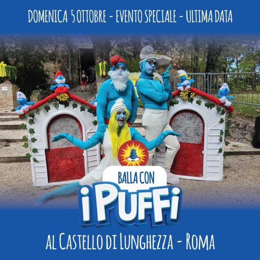 Il fantastico mondo del fantastico - ultima data Balla con i Puffi