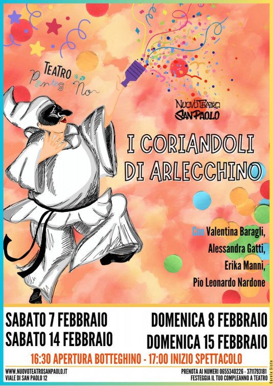 I coriandoli di Arlecchino