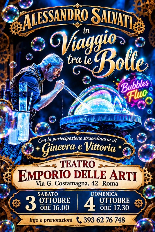 Bubble Fluo - In viaggio tra le bolle con Mago Cosetto
