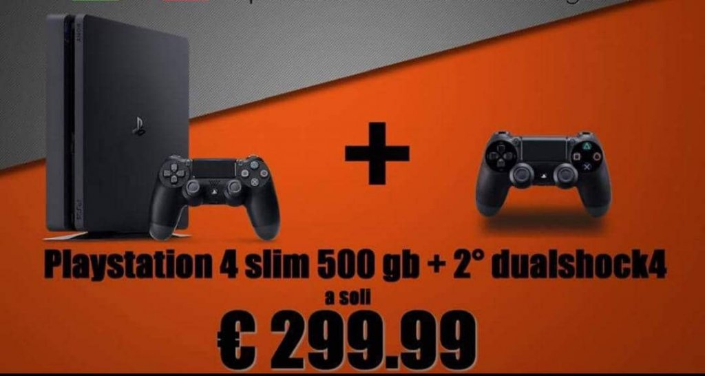 Jesi - PS4 Slim 500gb + 2° Dualshock in omaggio! | Jungle Game | Jesi, Via Gramsci, 2 | Tel. 0731722023 Jesi - PS4 Slim 500gb + 2° Dualshock in omaggio! | Jungle Game | Jesi, Via Gramsci, 2 | Tel. 0731722023