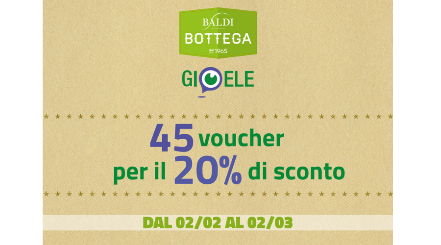 Jesi - Offerta Fidelity | Baldi Bottega | Jesi, Via della Barchetta, 8 | Tel. 073160142 | Offerta valida dal 5/2 al 2/3/19 Jesi - Offerta Fidelity | Baldi Bottega | Jesi, Via della Barchetta, 8 | Tel. 073160142 | Offerta valida dal 5/2 al 2/3/19