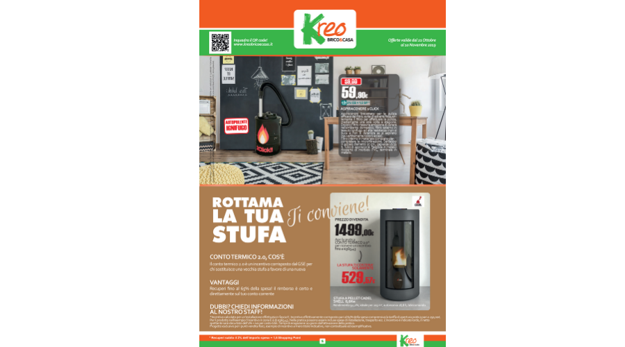 Jesi - Volantino Offerte dal 21 Ottobre al 10 Novembre | Kreo Brico&Casa | Jesi, V.le Don Minzoni, 20/b | Tel. 0731207599 Jesi - Volantino Offerte dal 21 Ottobre al 10 Novembre | Kreo Brico&Casa | Jesi, V.le Don Minzoni, 20/b | Tel. 0731207599