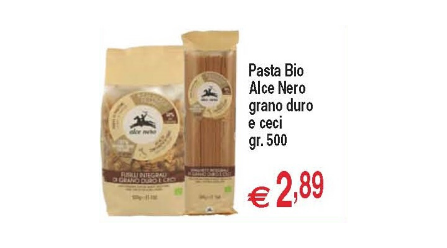 Castelplanio - Sconto 20% Pasta Bio Alce Nero Grano Duro e Ceci gr500 | Discount Centro Oceano | Castelplanio, Via del Commercio, 1 | Offerta valida fino al 9/12/19 Castelplanio - Sconto 20% Pasta Bio Alce Nero Grano Duro e Ceci gr500 | Discount Centro Oceano | Castelplanio, Via del Commercio, 1 | Offerta valida fino al 9/12/19