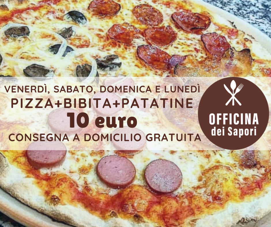 Jesi - Promo Pizza a Domicilio | Officina dei Sapori | Jesi, via Rinaldi 15 | Tel. 3273591103 Jesi - Promo Pizza a Domicilio | Officina dei Sapori | Jesi, via Rinaldi 15 | Tel. 3273591103