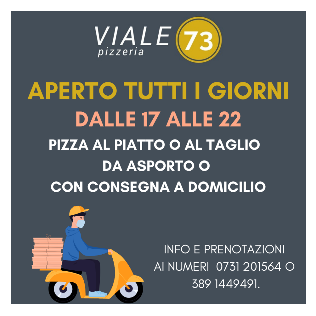Jesi - Pizza da Asporto o con Consegna a Domicilio | Viale 73 | Jesi, Viale della Vittoria, 73 | Tel. 3891449491 Jesi - Pizza da Asporto o con Consegna a Domicilio | Viale 73 | Jesi, Viale della Vittoria, 73 | Tel. 3891449491