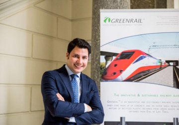 Il palermitano Giovanni De Lisi inventore della traversa ferroviaria ecosostenibile del futuro