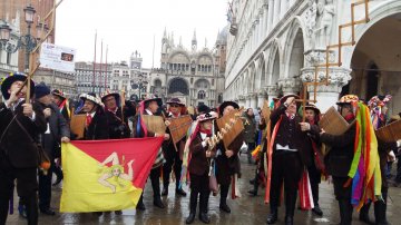 I Giardinieri di Salemi al Carnevale di Venezia in rappresentanza della Sicilia