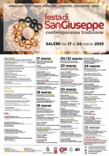 Salemi, dal 17 al 24 marzo torna la festa di San Giuseppe