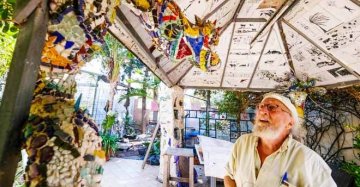 A tratti pop e ispirata a Gaudì: una famiglia di artisti di Mazara trasforma casa in museo