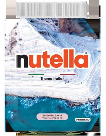 Scala dei Turchi e Stromboli conquistano la Nutella: la Sicilia sui barattoli in edizione limitata