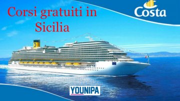 In Sicilia 4 corsi gratuiti per lavorare sulle navi Costa Crociere
