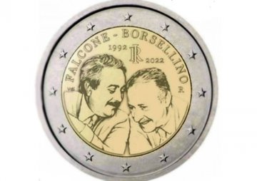 Falcone e Borsellino, i volti dei Giudici sulla nuova moneta da due euro