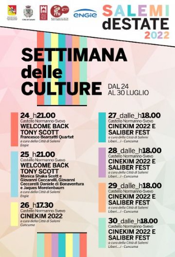 A Salemi la Settimana delle Culture Dal 24 al 30 luglio musica, cinema e libri