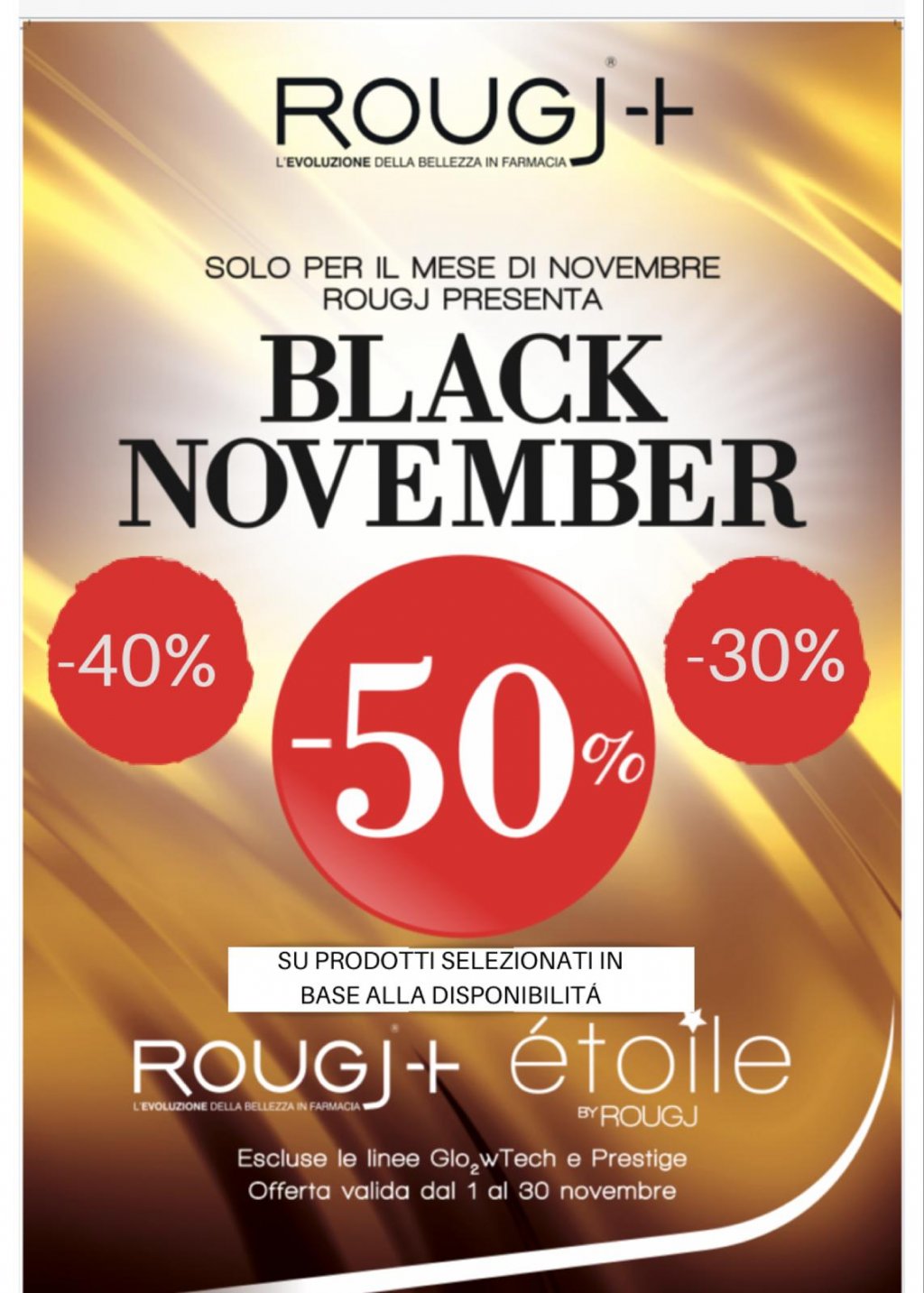 Black November da Farmacia Vidari