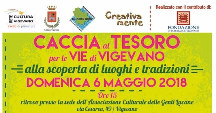 Domenica 6 maggio Caccia al tesoro