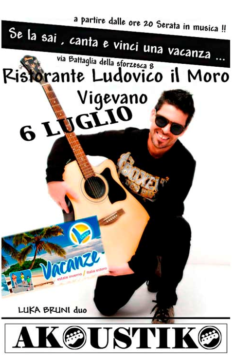 A grande richiesta ritorna la cena CANTA e VINCI una Vacanza!
