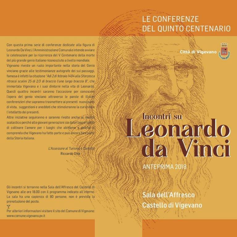 Incontri su Leonardo Da Vinci