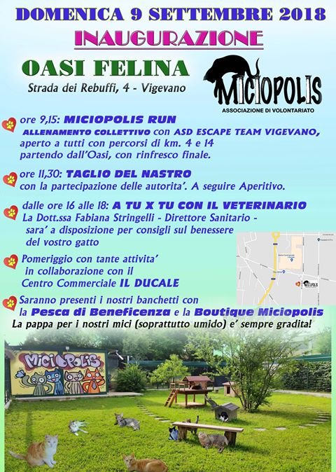 INAUGURAZIONE OASI FELINA