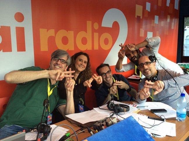 Filippo Solibello e Massimo Cervelli Radio2 Rai