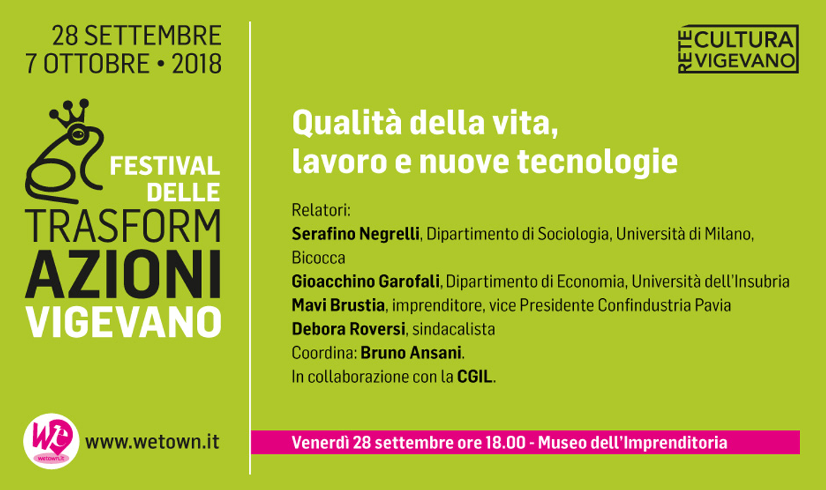 QUALITÀ DELLE VITA, LAVORO E NUOVE TECNOLOGIELA SOCIETÀ  