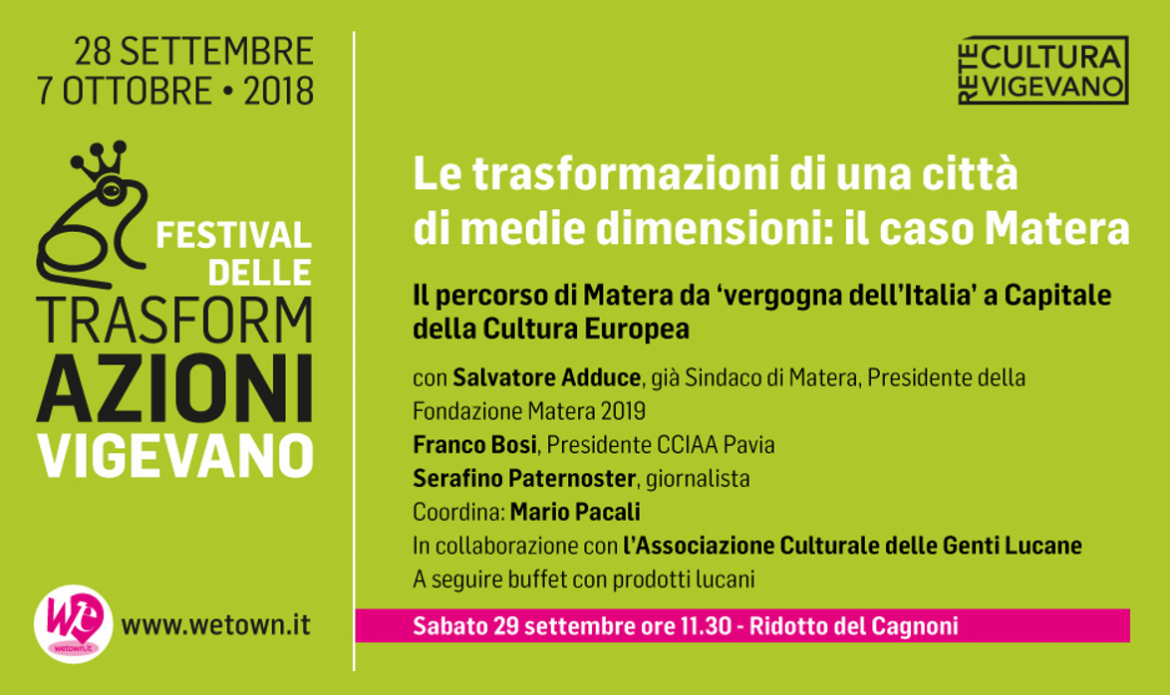 LE TRASFORMAZIONI DI UNA CITTÀ DI MEDIE DIMENSIONI:  
